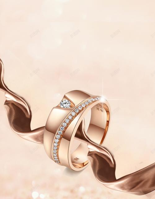 金色尊貴鉆石黃金首飾戒指海報設(shè)計背景圖片免費下載-素材m-bngrwzwzw