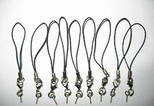 手機繩,手機吊繩,人造絲編織手機繩價格 廠家 圖片