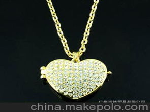廠家批發(fā)2012新款項鏈丘比特之心 時尚施華洛鑲鉆合金飾品圖片