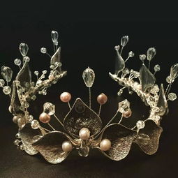 一波唯美清淡的新娘飾品圖集,化妝記得收藏哦