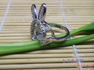 【廠家直銷(xiāo)首飾飾品加工定制時(shí)尚可愛(ài)兔子珍珠戒指外貿(mào)店鋪專(zhuān)供開(kāi)口勻號(hào)】海豐縣梅隴七星緣首飾商行
