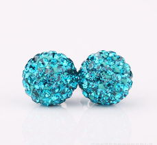 外貿出品歐美熱銷tresor paris 香巴拉飾品滿鉆白色水晶耳飾e025價格 廠家 圖片