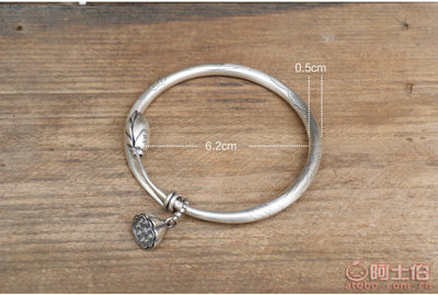 【千錘佳藝S999足銀蓮蓬頭女款推拉手鐲手鏈大理廠家直銷批發定制10074527】鶴慶縣新華千錘佳藝民族首飾加工廠 - 產品庫