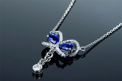 米萊珠寶白18K金0.65克拉求婚鉆石項鏈_珠寶圖片-珠寶產品-金投珠寶-金投網