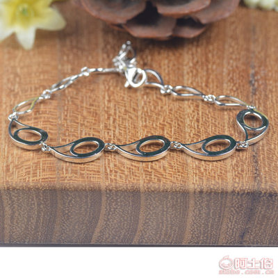 【聚祥s925純銀托瓜子手鏈空托定做銀空托寶石托68廠家原創(chuàng)S1013】海豐縣聚祥首飾制品廠 - 產(chǎn)品庫