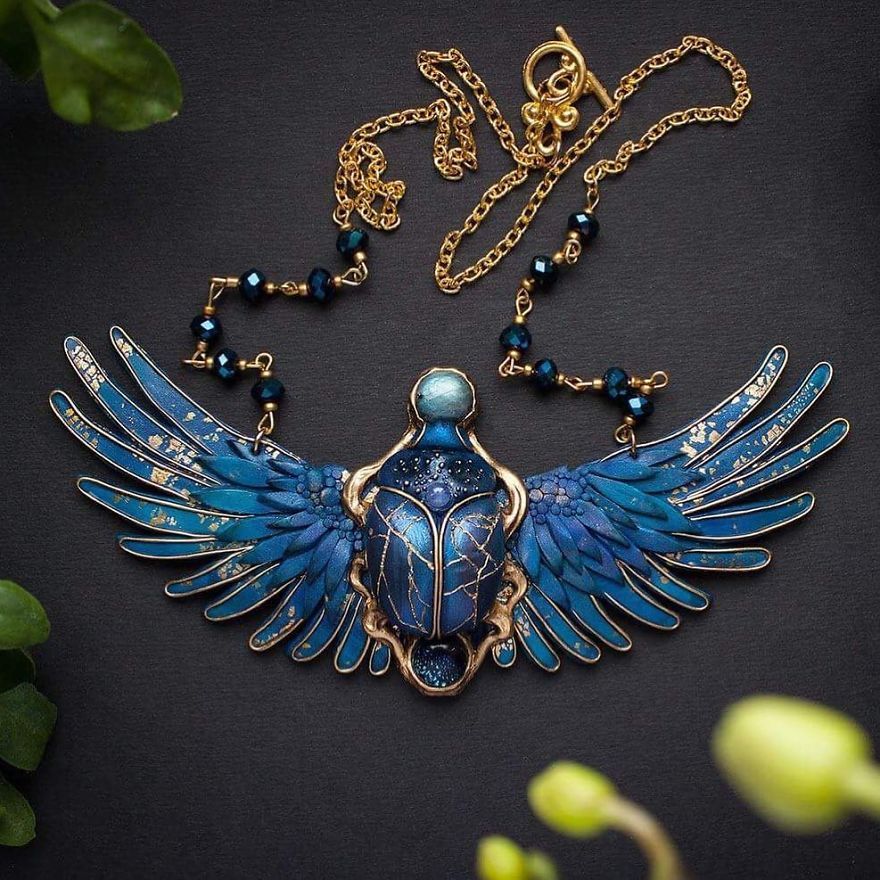 奇幻動物首飾設計 | 烏克蘭珠寶設計師Ellen Rococo作品