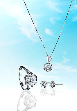 鉆石首飾背景圖片