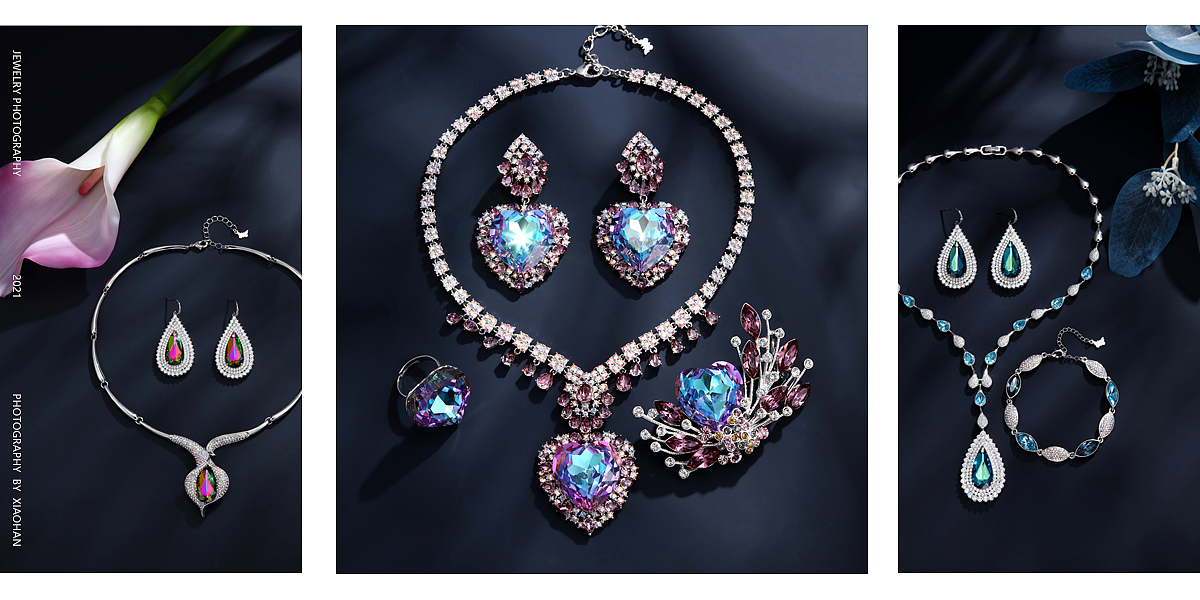 2021 電商首飾拍攝作品合集 珠寶首飾場景圖|攝影|產品攝影|廣州小韓