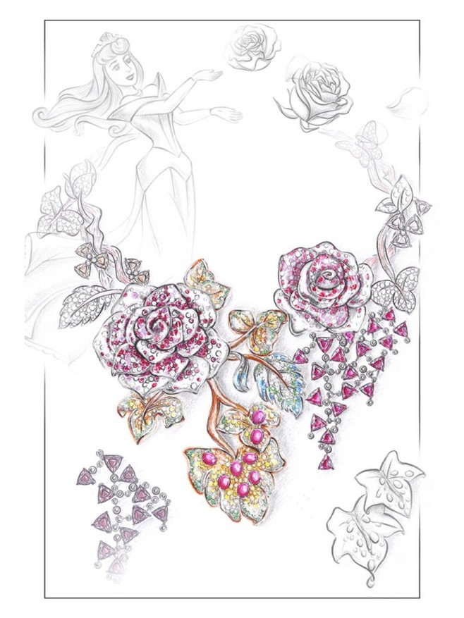 手繪首飾設(shè)計圖