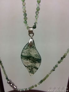 天然水草瑪瑙隨形吊墜精品時(shí)尚首飾配飾