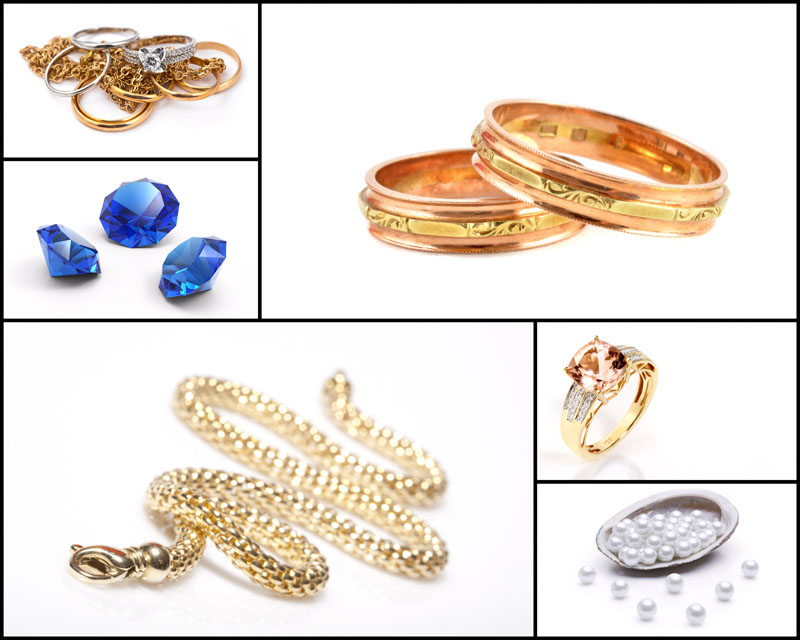 金銀首飾攝影高清圖片 - 愛圖網設計圖片素材下載