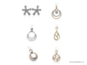 老鳳祥奢華鉆飾飾品產品欣賞 老鳳祥時尚鉆飾效果圖欣賞