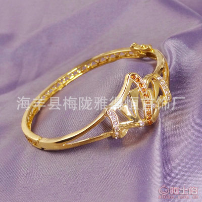 【雅得恒首飾廠歐美時尚圖紋花頭手鐲保色2年亞馬遜外貿熱銷手環飾廠家直銷YDH-SZ24】海豐縣梅隴雅得恒首飾廠 - 產品庫