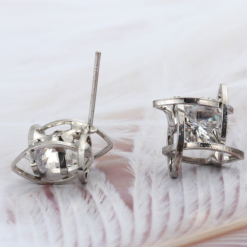 金銀首飾鉆石耳環拍照+首飾產品精修后期