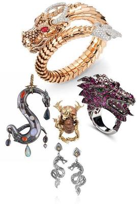 西方龍對(duì)決東方龍,千奇百怪的珠寶設(shè)計(jì)簡(jiǎn)直亮瞎眼
