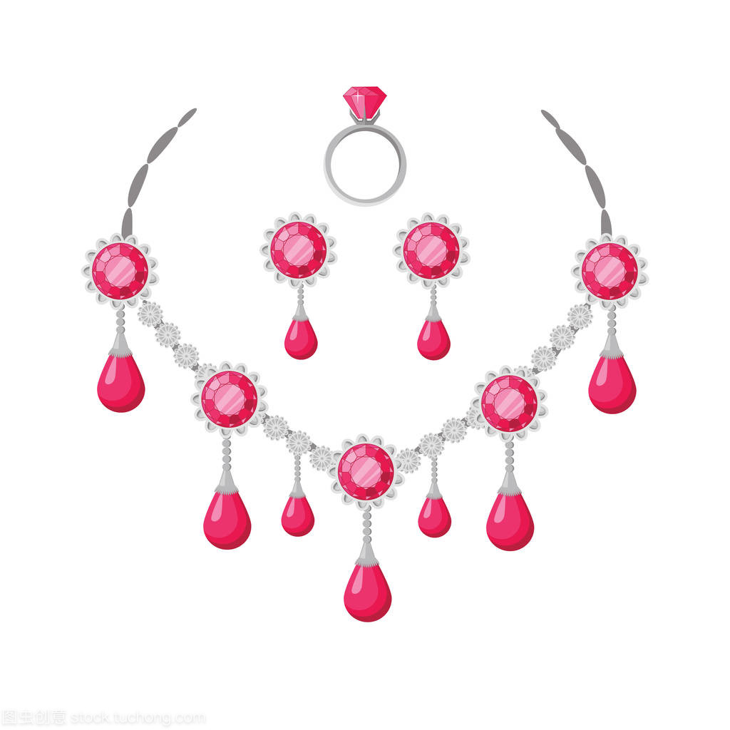 漂亮的首飾配件套