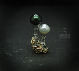 異形珍珠 藝術首飾 城堡 創作過程